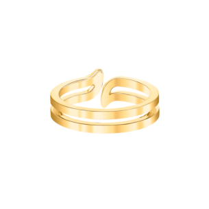 Alif Yellow Gold Ring
