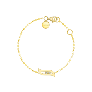 Alif Brilliance 18k Yellow Gold and Diamond Bracelet