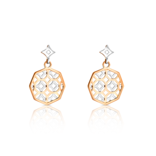 Al Qasr Earrings in 18k Gold