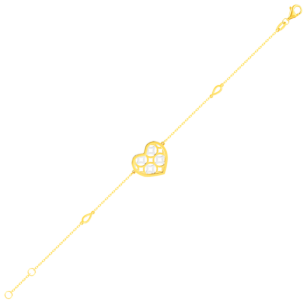 Al Qasr Bracelet In 18K Yellow and White Gold