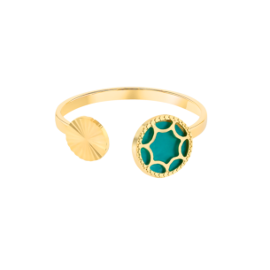Amelia Roma Open Ring  in 18K Yellow Gold
