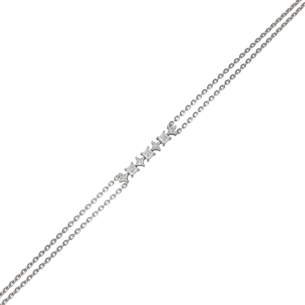Aerial 18k White Gold Diamond Bracelet