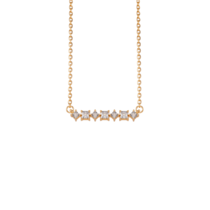 Aerial 18k Yellow Gold Diamond Necklace