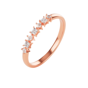 Aerial 18k Rose Gold Diamond Ring