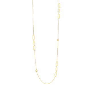 Yellow Gold Clips Necklace