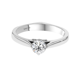 Damas Engagement   Round Diamond 0.50 Carat 