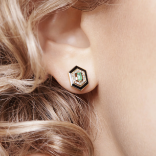 Djula Precieuse Hexagonal Earring