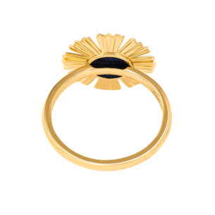 Anmol Floret Single Motif Large Ring in 21K Yellow Gold