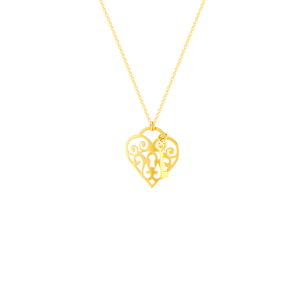 Galeria Pendant and Chain In 18K Yellow Gold