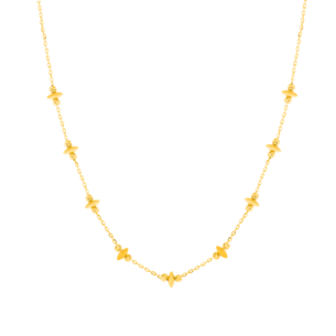 Harmony Fantasy necklace in 22k Yellow Gold