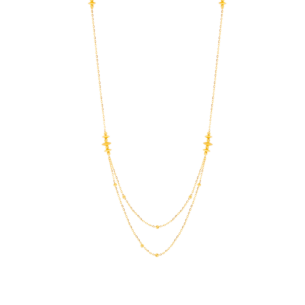 Harmony Rhythm Necklace in 22k Yellow Gold
