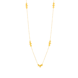 Harmony blaze Necklace in 22k Yellow Gold