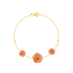 LaNature Rose 18k Yellow and Rose Gold Bracelet