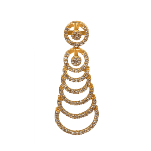 Legacy Diamond Necklace & Earring in 22K Gold
