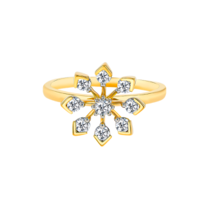 Nakshatra Diamond Ring in 18K Gold