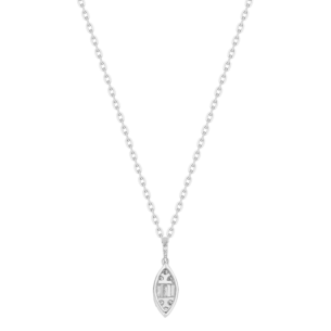 OneSixEight Marquise Diamond Pendant Chain 18K White Gold