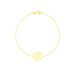 سوار برادايس دائرية الشكل من الذهب الأصفر 18 قيراط