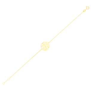 سوار برادايس دائرية الشكل من الذهب الأصفر 18 قيراط