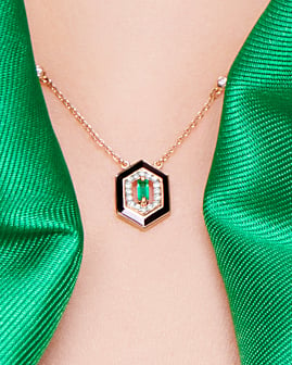 Djula Precieuse Hexagonal Necklace