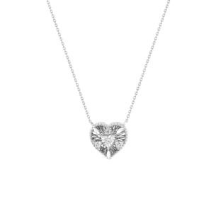 Damas Valentine's Day Collection Necklace In 18K White Gold Featuring Diamonds