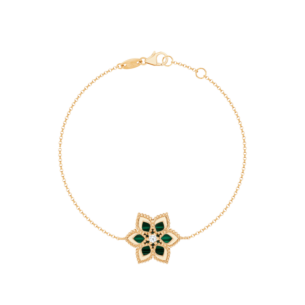 Stella D'Oro 18K Rose Gold Diamond And Malachite Bracelet