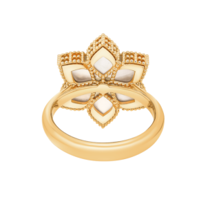 Stella D'Oro 18K Rose Gold Diamond And Mother Of Pearl Ring