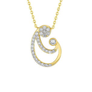 Youth 18k Yellow Gold and Diamond Pendant Necklace