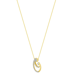 Youth 18k Yellow Gold and Diamond Pendant Necklace