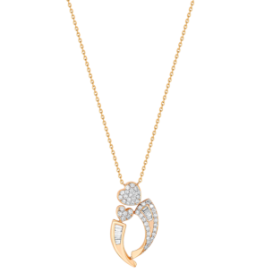 Youth 18k Rose Gold and Diamond Pendant Necklace