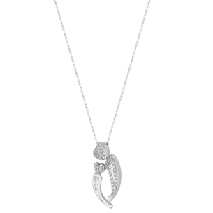 Youth 18k White Gold and Diamond Pendant Necklace
