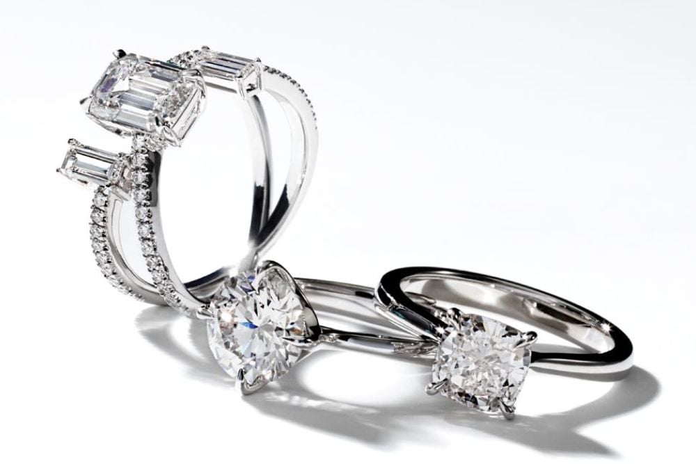 damas diamond rings