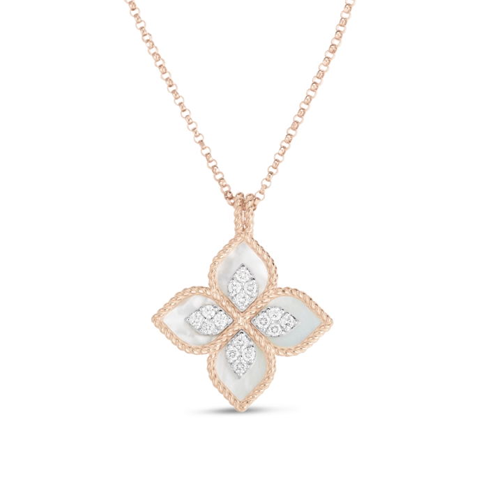 Roberto Coin Princess Flower Necklace