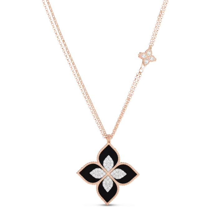Roberto coin flower necklace hotsell