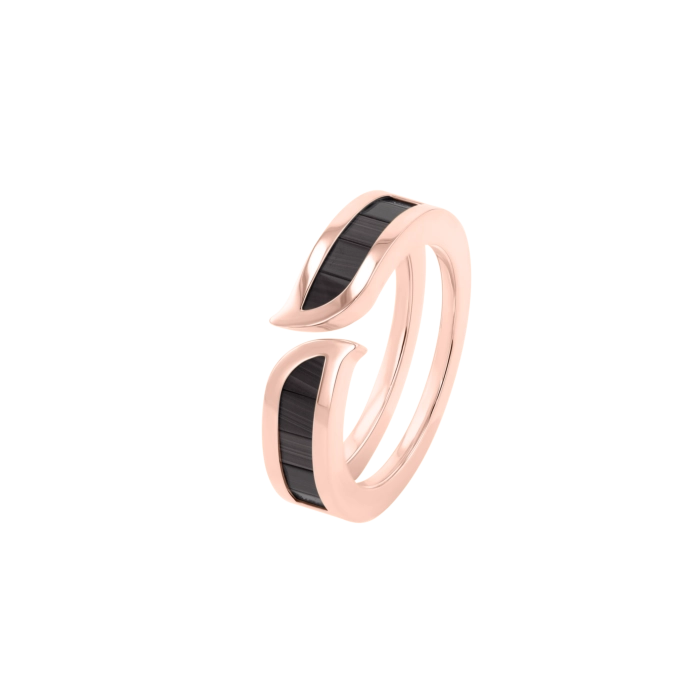 ROCA EYE Ring 14k Gold-Plated ⁄ 7 ⁄ Jade Ice Jadeite Jade Carved