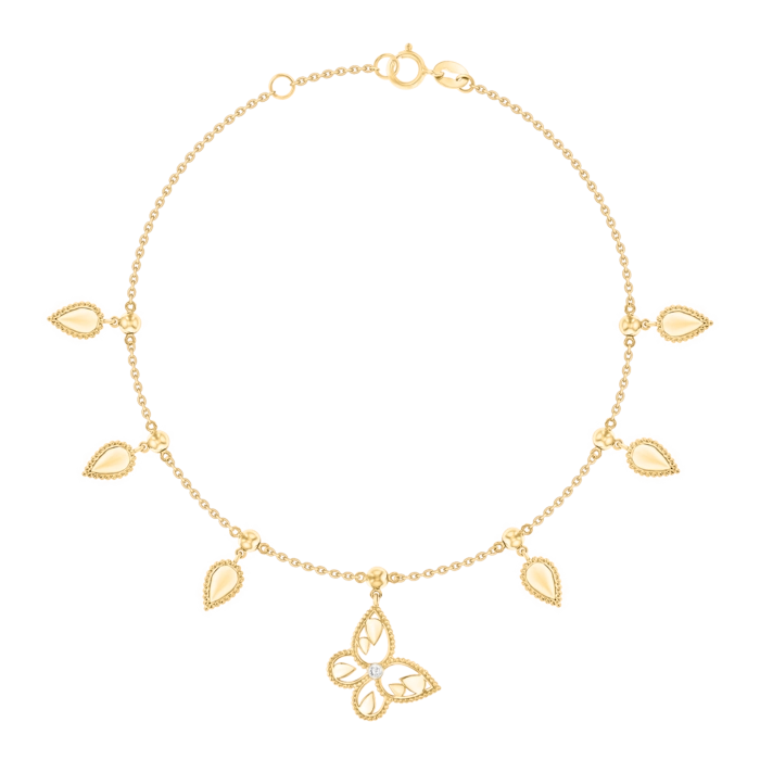 Farfasha Frou Frou Diamond Leaves and Butterfly Bracelet - Main Image